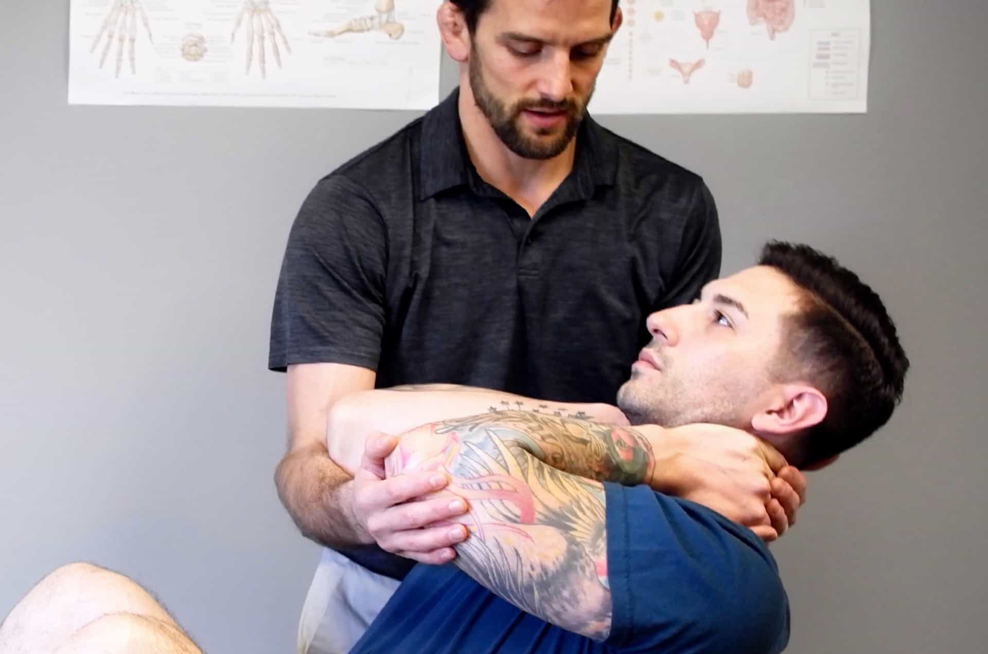 Doctor-Matt-Assessing-Shoulder-Flexibility Doctor-Matt-Assessing-Shoulder-Flexibility